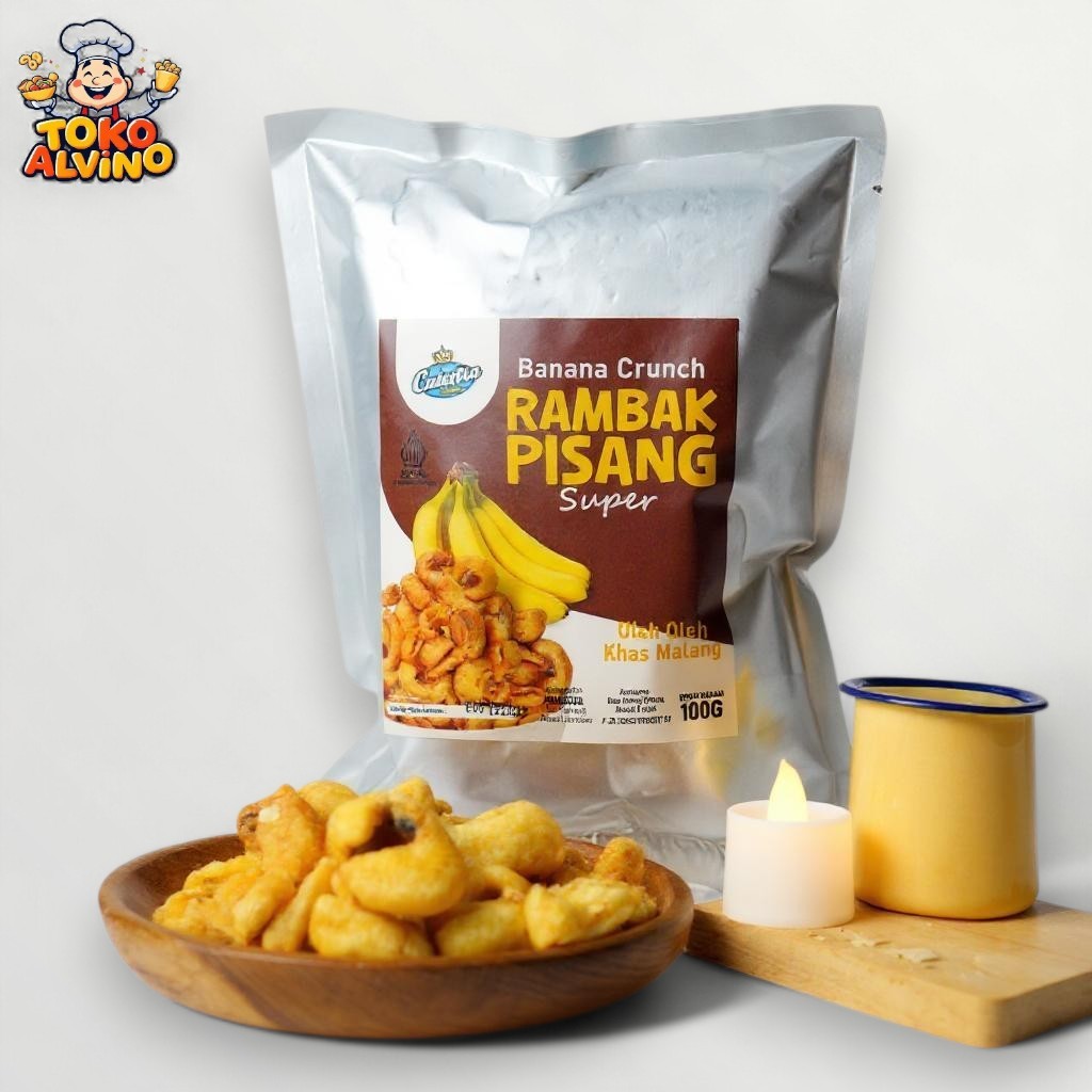 

KERIPIK PISANG SUPER KHAS MALANG 100GR | SI KLASIK YANG NAIK KELAS, MANISNYA JUARA!