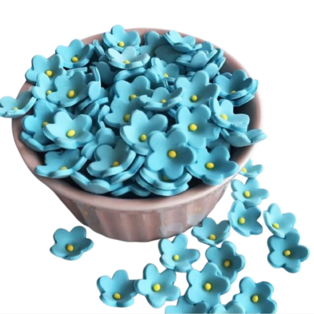 

Gumpaste Bunga Isi 100 Pcs | Gumpaste mini - Dekorasi Kue