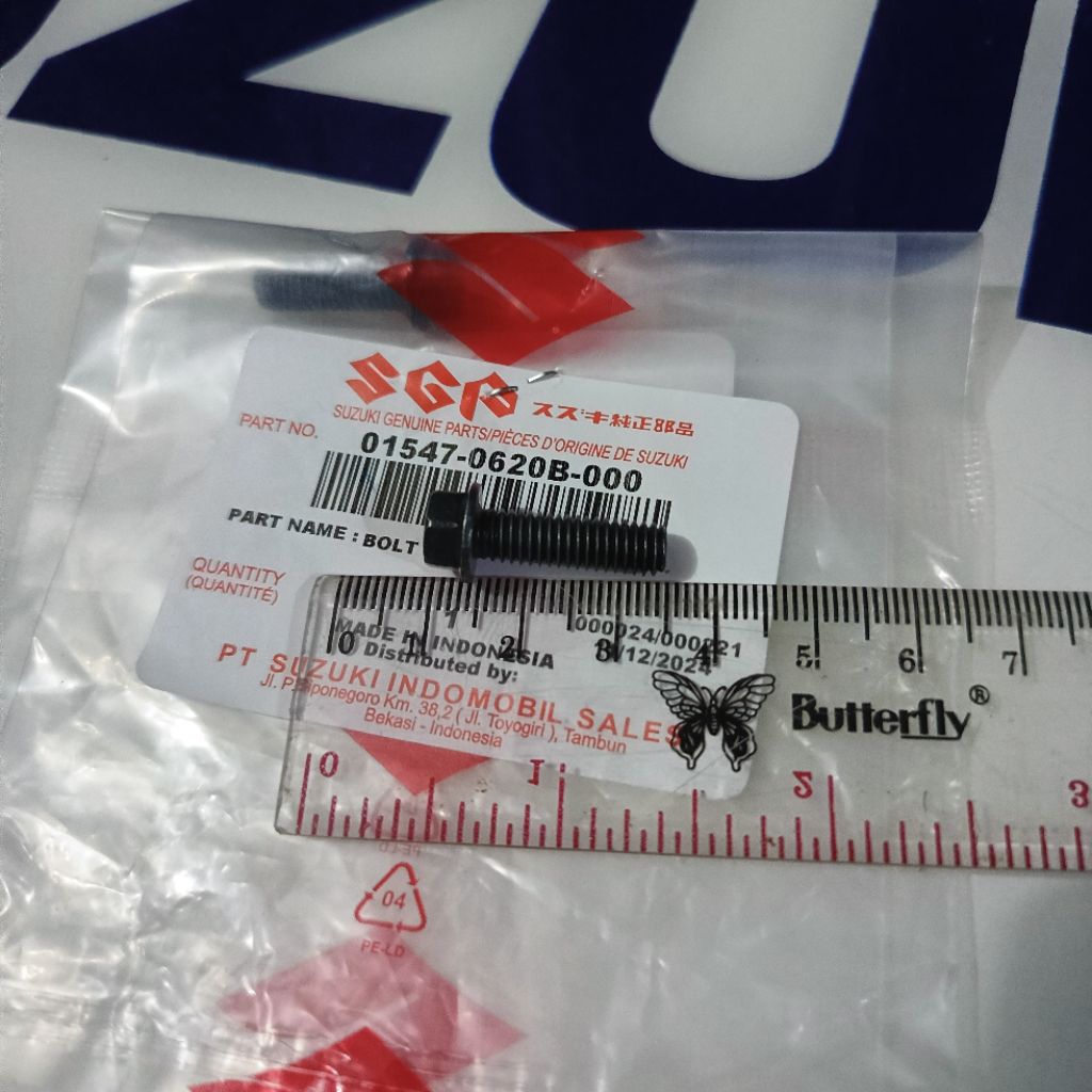 BAUT TAMENG COVER KNALPOT SUZUKI HAYATE 125 ORIGINAL SGP 01547-0620B-000