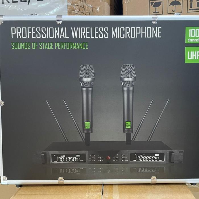 MICROPHONE WIRELESS DUSENBERG X-ONE / X1 – UHF 2 MIC HANDHELD WIRELESS
