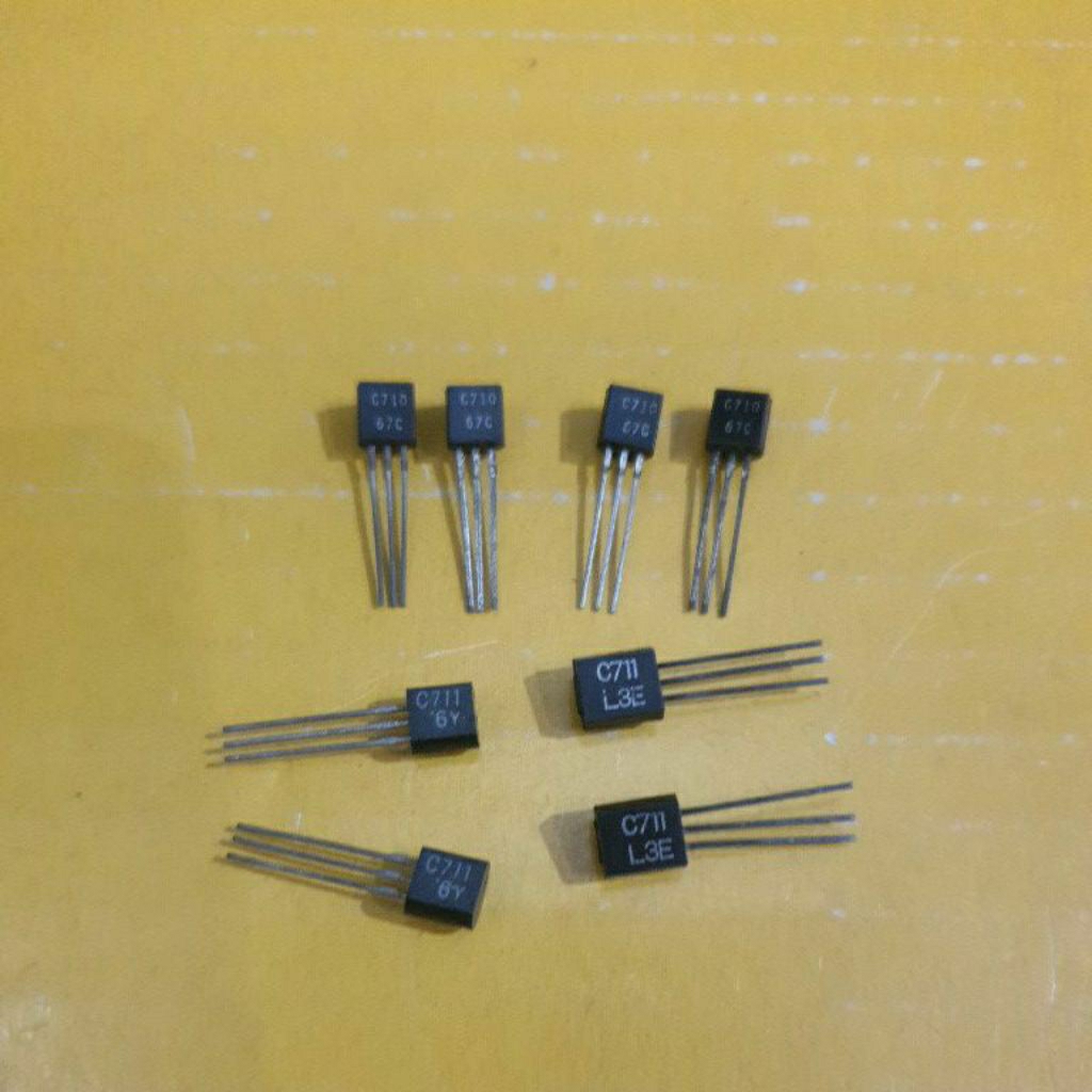 C 710  -  C 711 TRANSISTOR NPN ASLI ORIGINAL