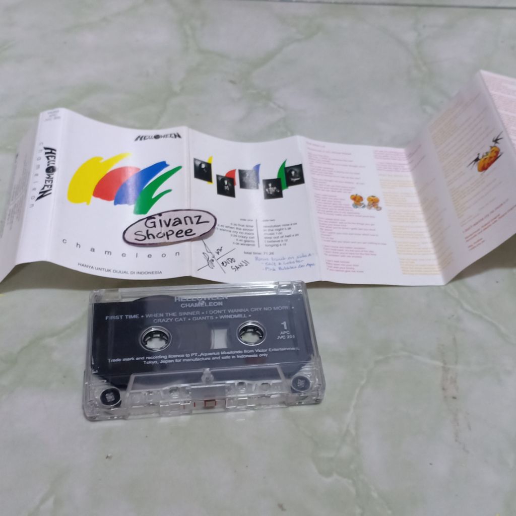 kaset pita HELLOWEEN - Chameleon