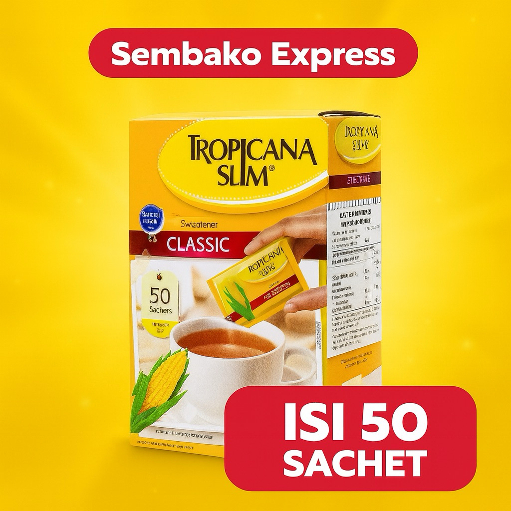 

Tropicana Slim Classic Sweetener 50 Sachet - 2.5g