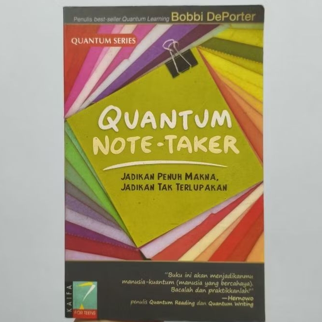 

Buku Quantum Note Taker - Bobbi De Porter