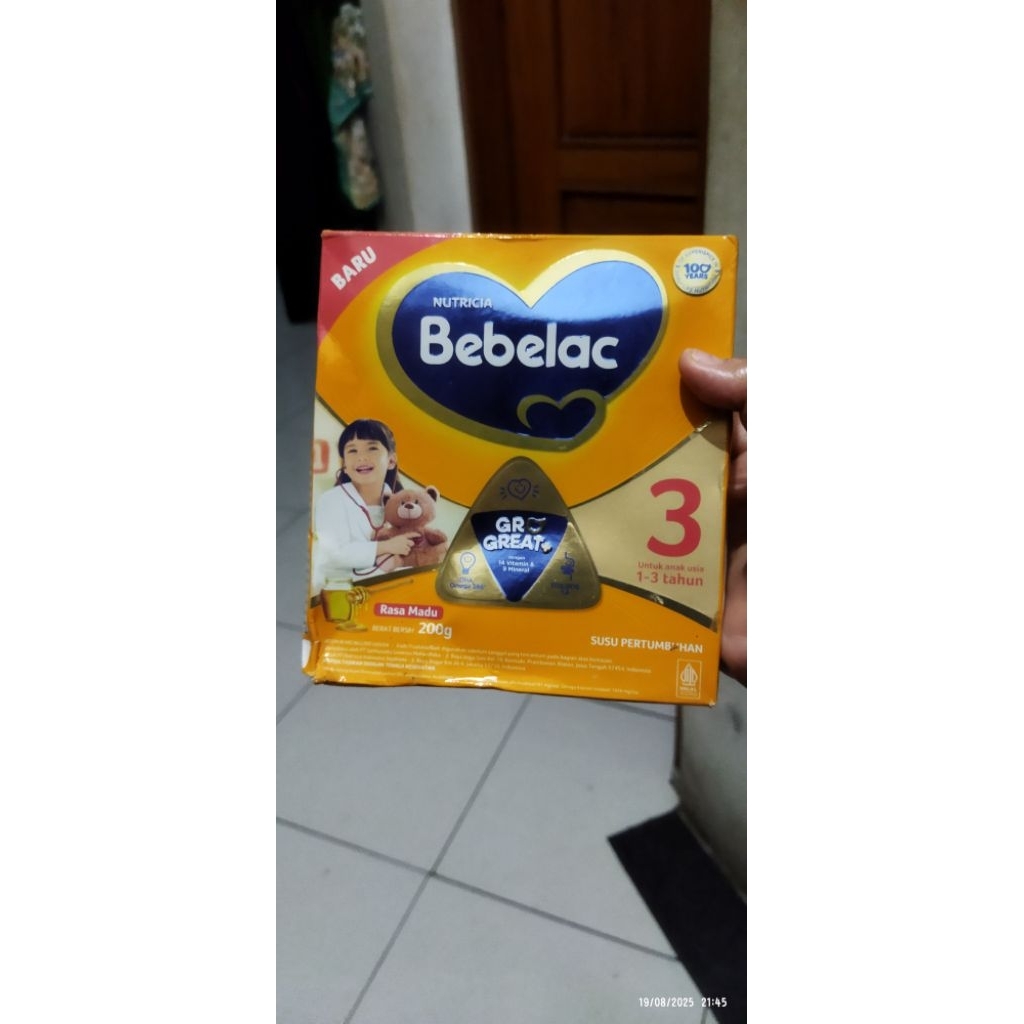 

SUSU BEBELAC 3 MADU 200GR PALING MURAH DI SHOPEE