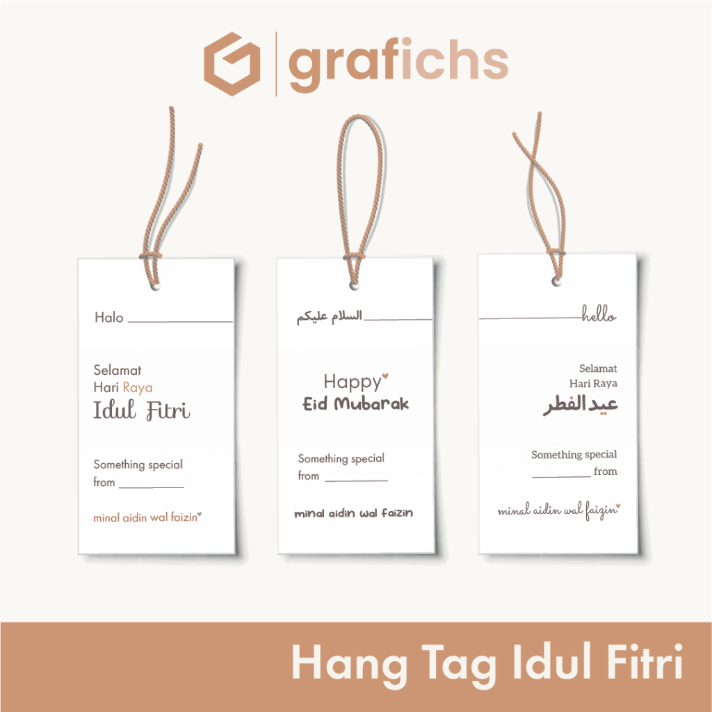

Hang Tag Idul Fitri hang tag polos
