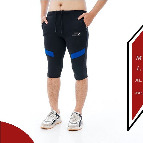 EZRY - Training Pendek Olahraga Lari Gym Sepeda Runing Joging Senam Cenala Jogger Pants Pria Wanita 