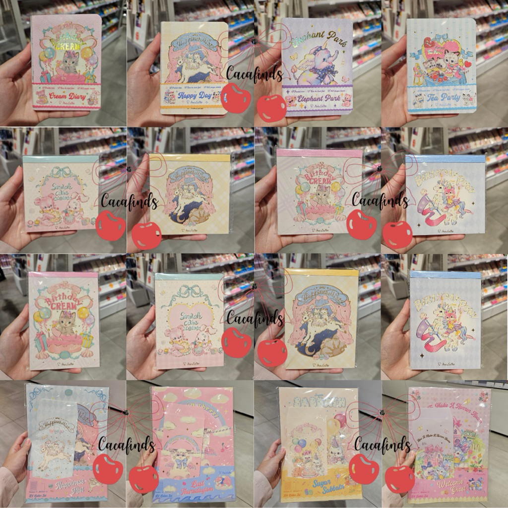 

OHSOME x Ms Lutra‼️Memopad / A4 Letter Set / Pocket Coil / Spiral Notebook A7 Color Page Nakabayashi Animal Collection