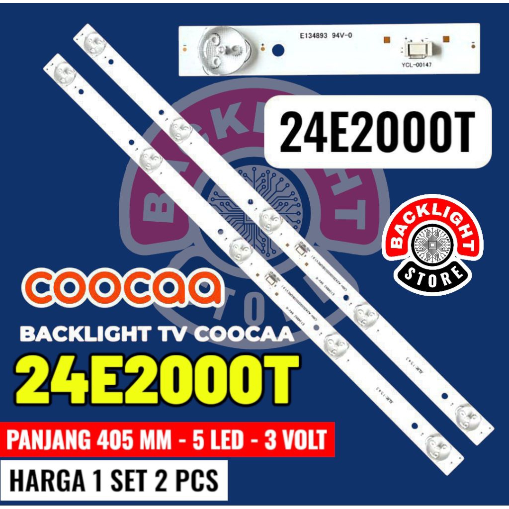 Backlight Tv Led COOCAA 24 inc 24E2000T 24e2000t