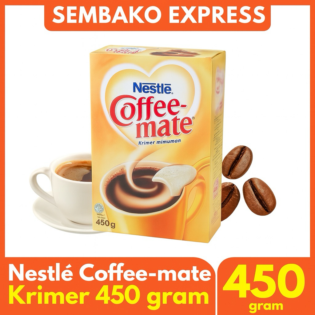 

Nestlé Coffee-Mate Krimer Bubuk 450g - Pelengkap Kopi yang Creamy & Lezat