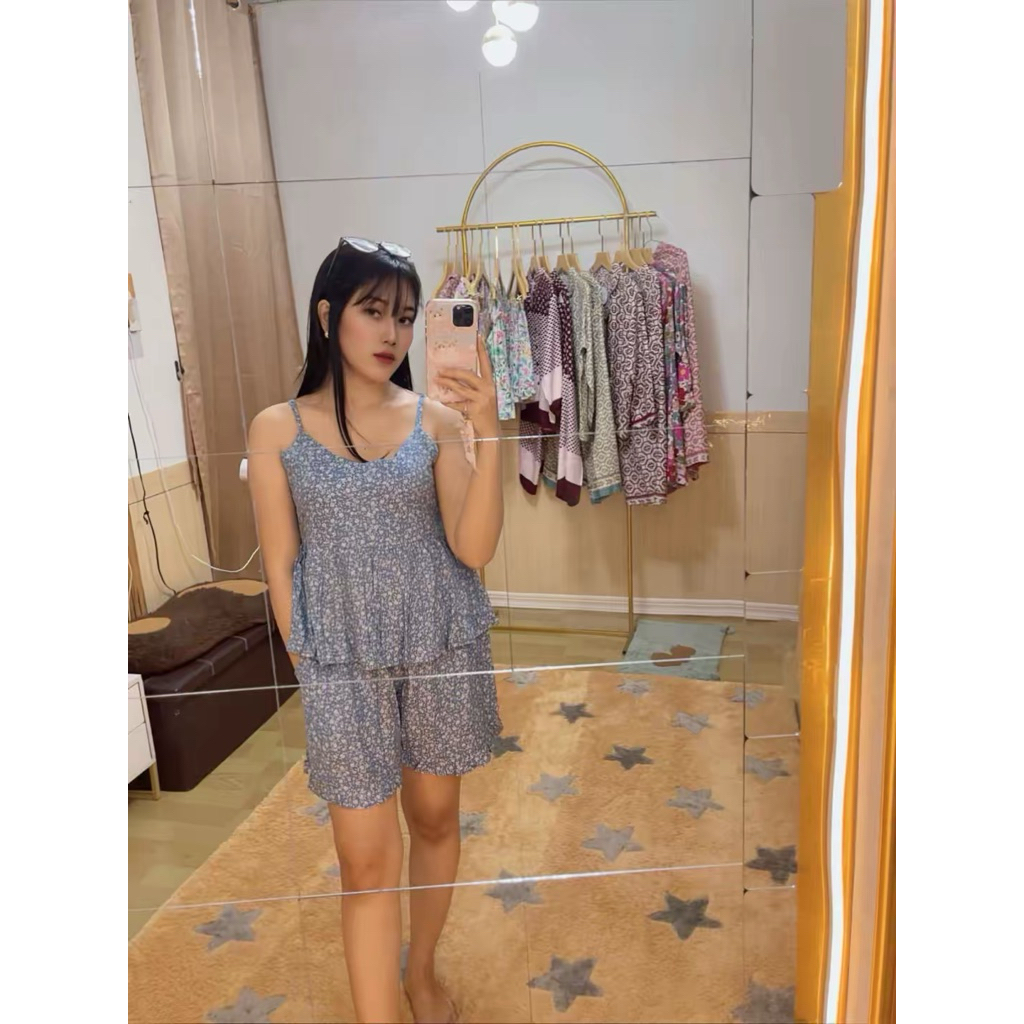 stelan  baju tidur tali satu