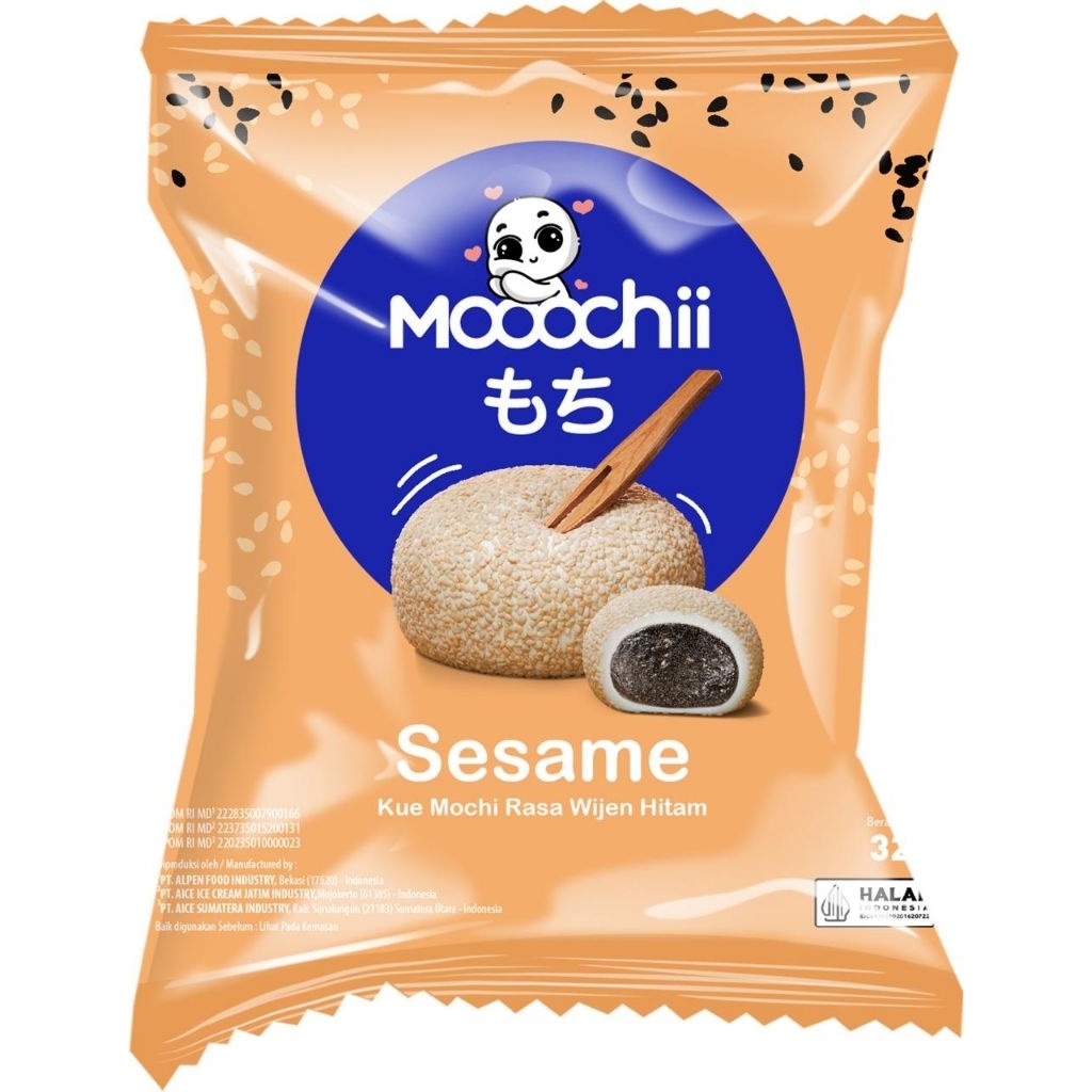 

Mooochii Premium Festive dessert 32g/ Mochi premium dengan box elegan / New Produk Aice / Mooochii