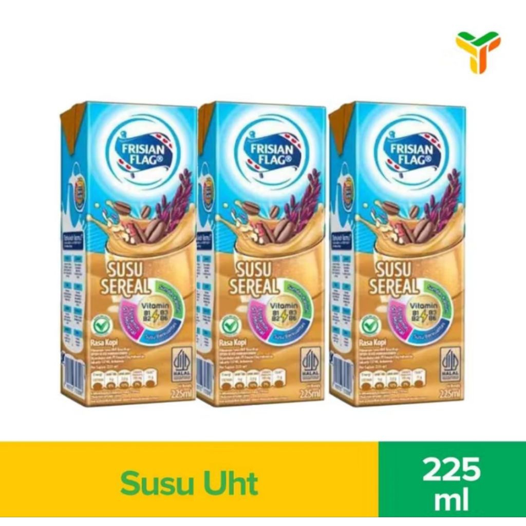 

Promo 1 paket isi 3 susu fresian flag rasa kopi 225 ml