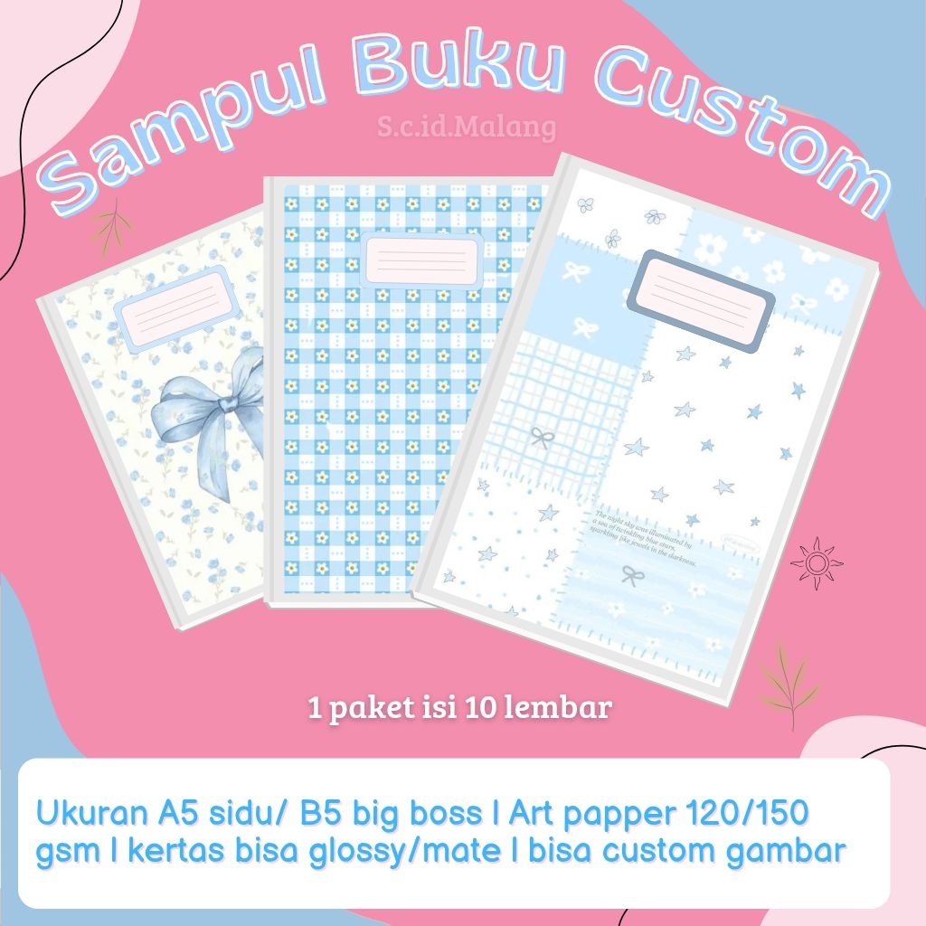 

(READY) SAMPUL BUKU AESTHETIC CAQUETEE | KOREAN STYLE | CUSTOM NAMA | TEMA SANRIO | REQUES DESIGN TEMA