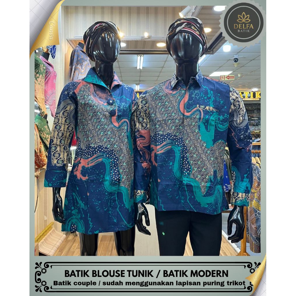 batik modern | batik wanita | batik tunik | set batik couple