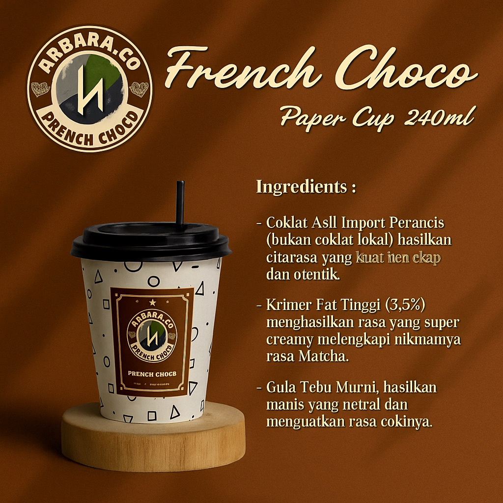 

Cokelat French Bubuk Premium 8 Oz