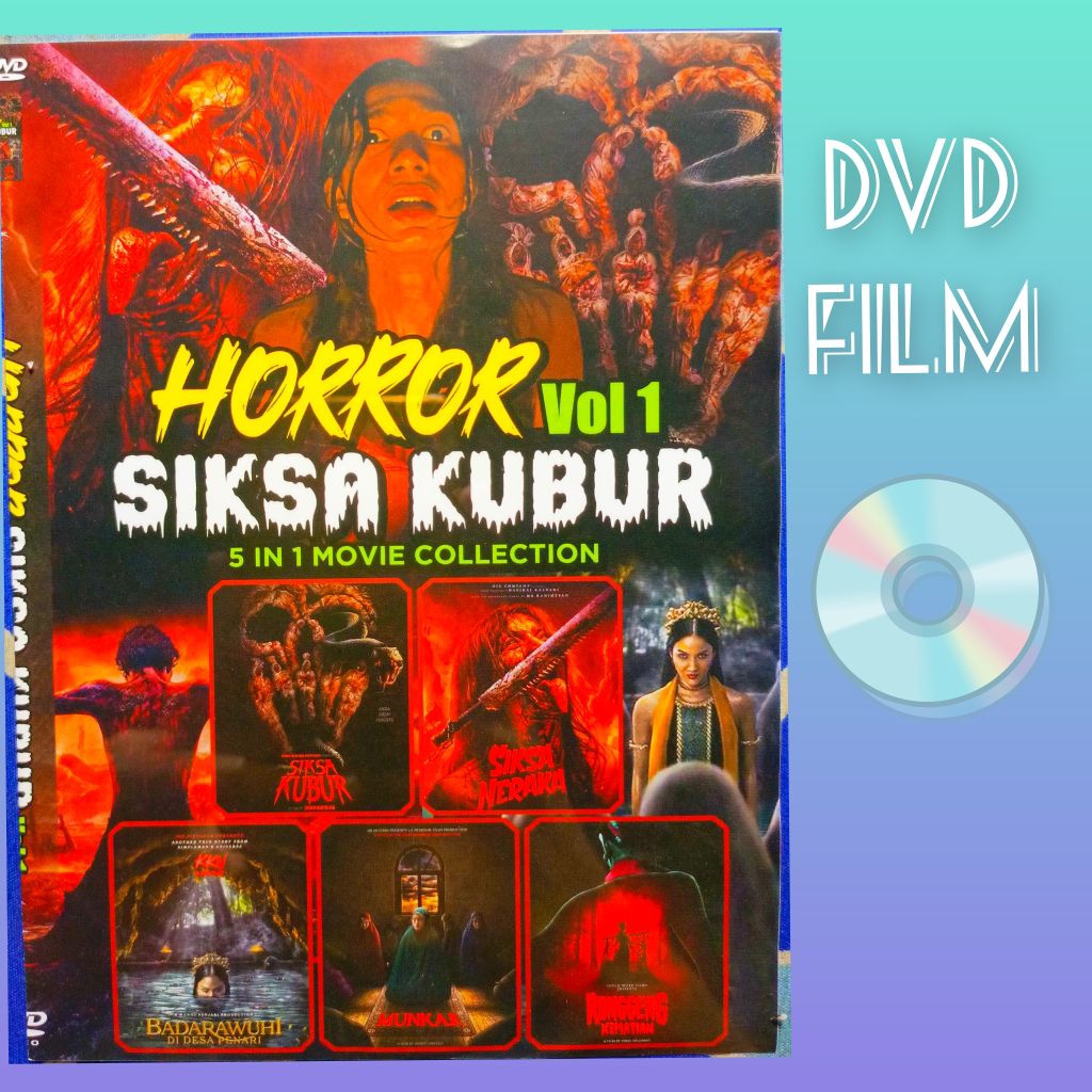 Kaset film Horor siksa kubur koleksi 5 judul fim terbaik