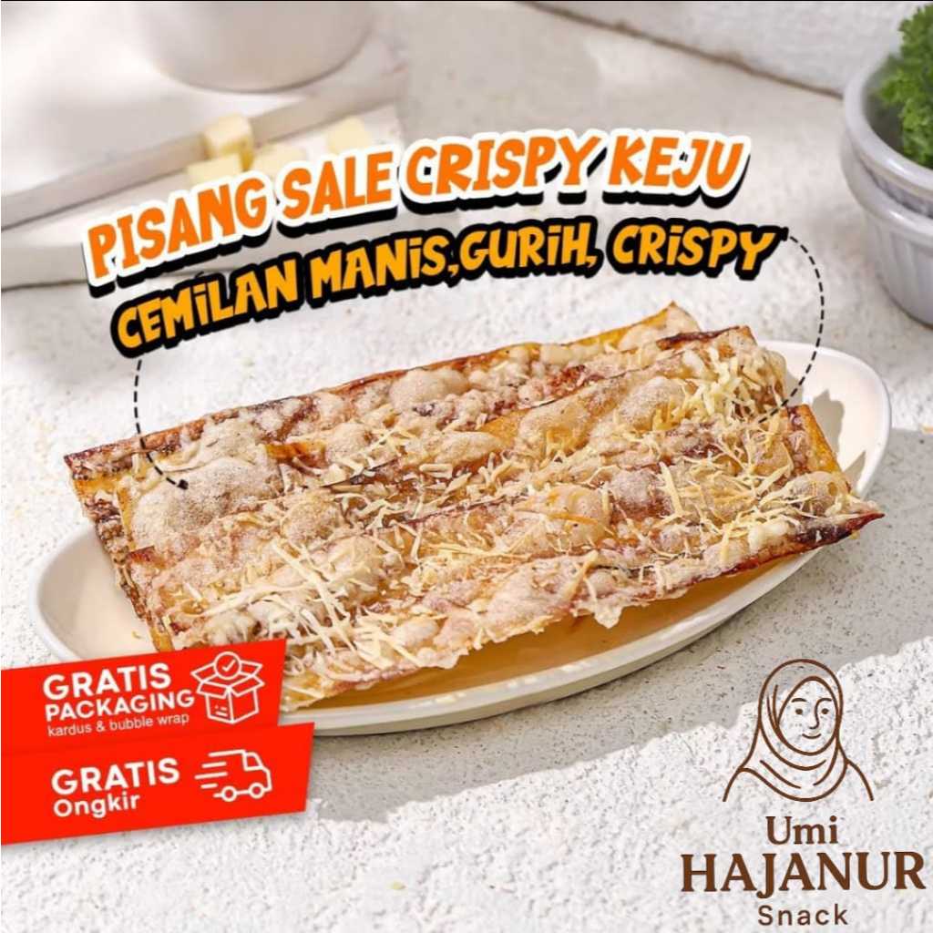 

Keripik / Kripik Pisang Sale Keju Termurah Isi 1 Kg