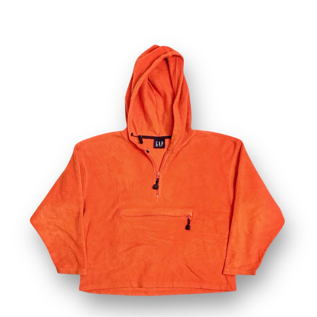 Y2K GAP Half Zipper Vintage Fleece Hoodie Regular Fit