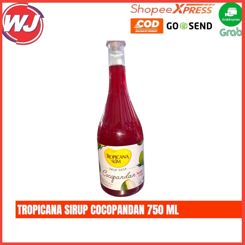 

TROPICANA SIRUP COCOPANDAN 750 Ml