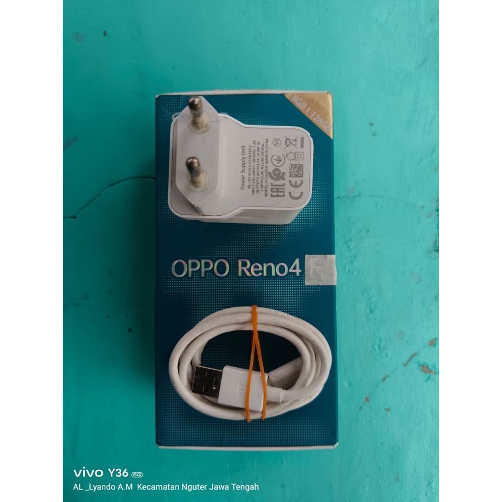 CARGER ORIGINAL OPPO RENO 4 6 AMPERE 30 WATT TYPE C FLASH CHARGING VOOC