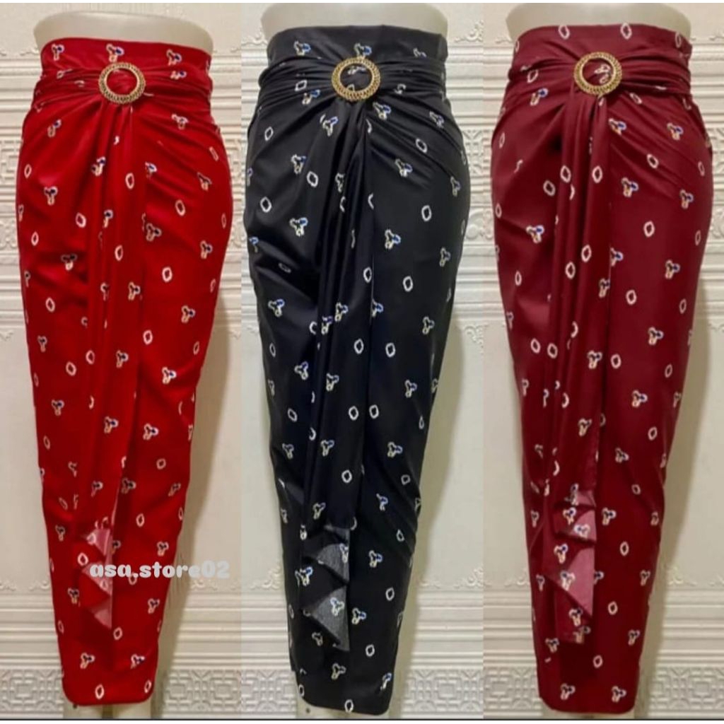 Rok Lilit Batik FREE RING BELT/ROK LILIT Kebaya/Rok Wisuda/Jarik Lilit