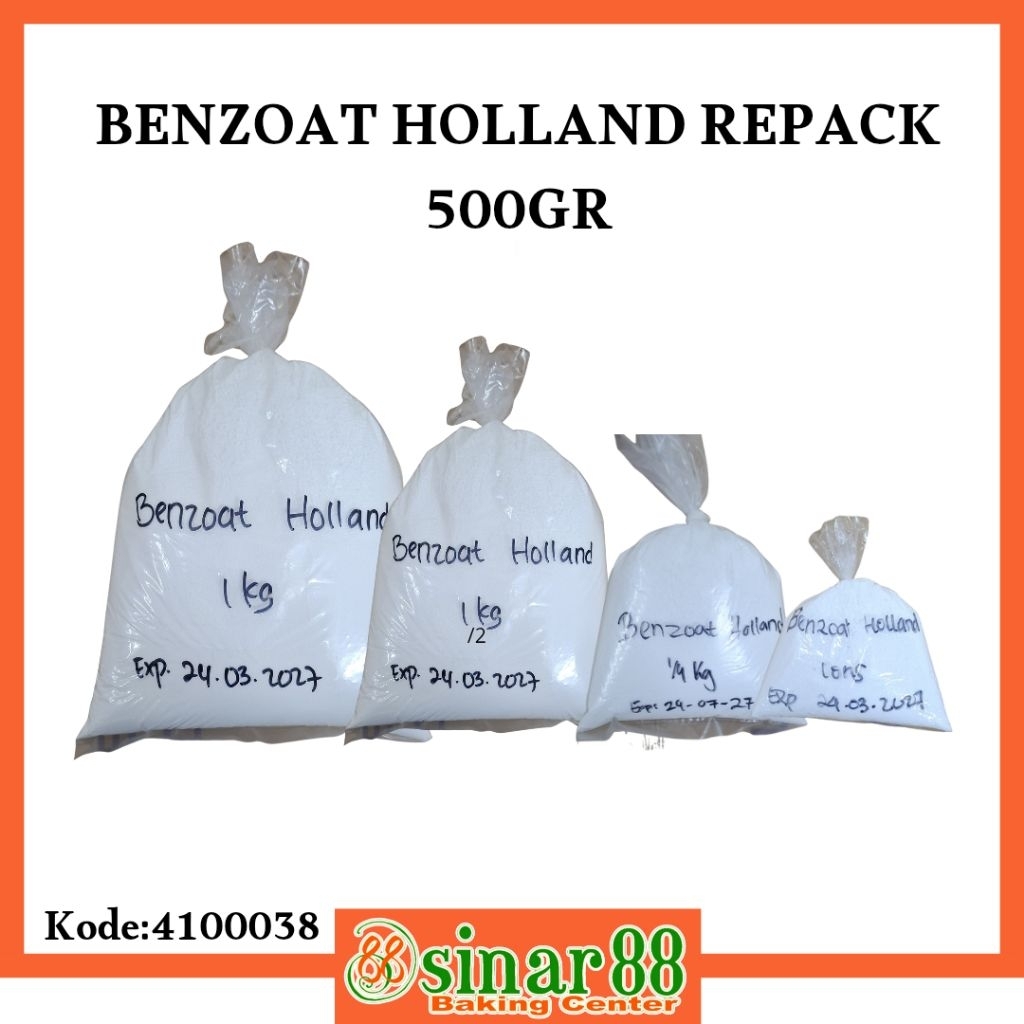 

BENZOAT HOLLAND REPACK 500GR
