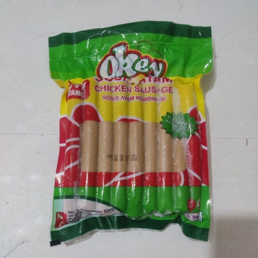 

Okey Sosis Ayam isi 15 500gr