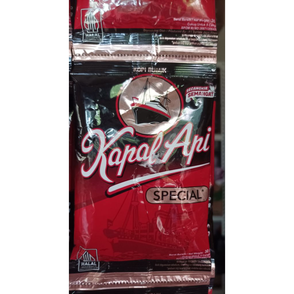

kopi kapal api spesial 30gr 1 renceng