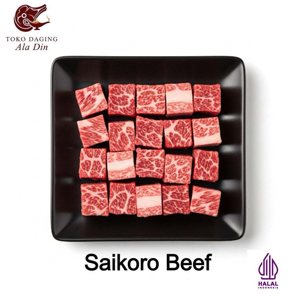 

Saikoro Beef Meltique Dadu 1 kg / 500 g