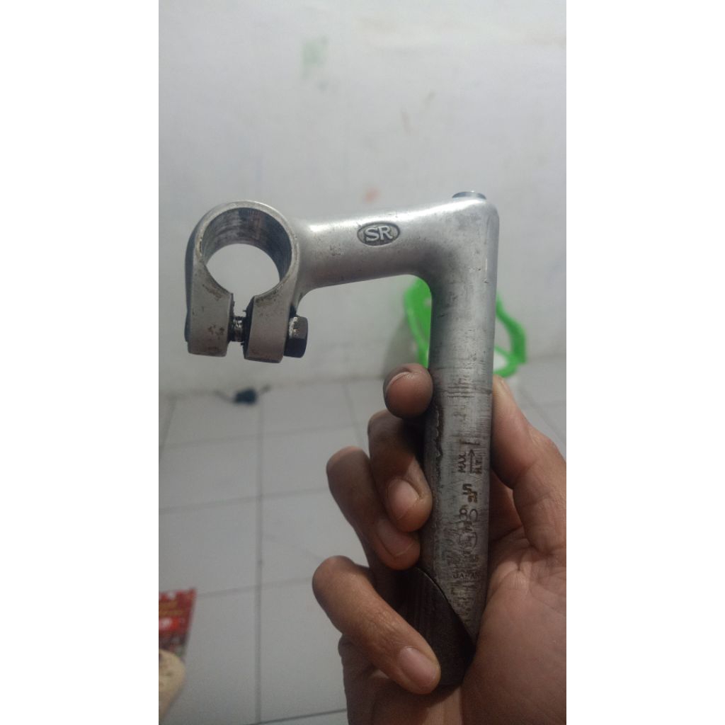 Stem Stir balap jadul merk SR Japan 80 mm 8 cm