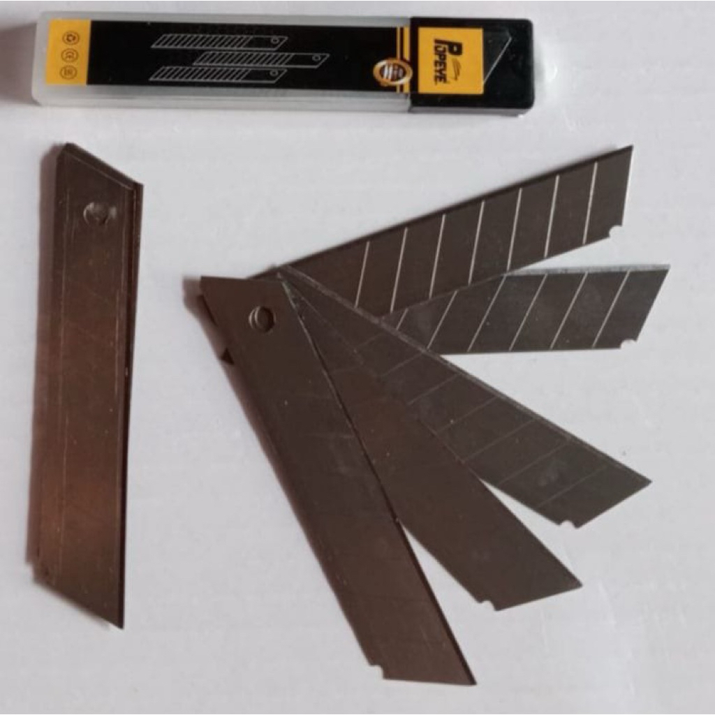 

REFILL CUTTER BESAR 10PCS MATA CUTTER L150 ISI MATA PISAU CUTTER