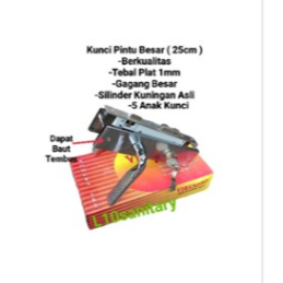 Handle Kunci Pintu Bagus SET KOMPLIT VIRENZZO BESAR 25cm Seri 8