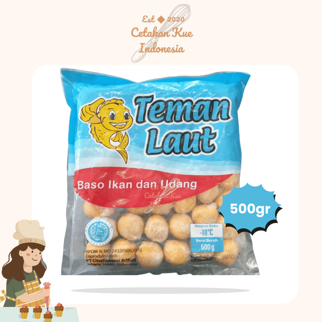 

{CKI} TEMAN LAUT BASO IKAN 500GR | Frozen Food Teman Laut Baso Ikan 500gr Teman Laut Baso Ikan 500gr