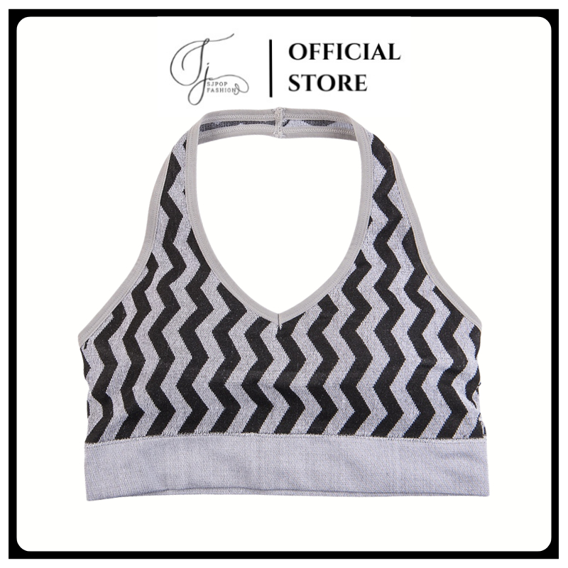 SJPOP Tanktop Wanita Bra Fashion Tali Gantung Leher Bh Tanpa Kawat Sexy Pakaian Dalam BR919