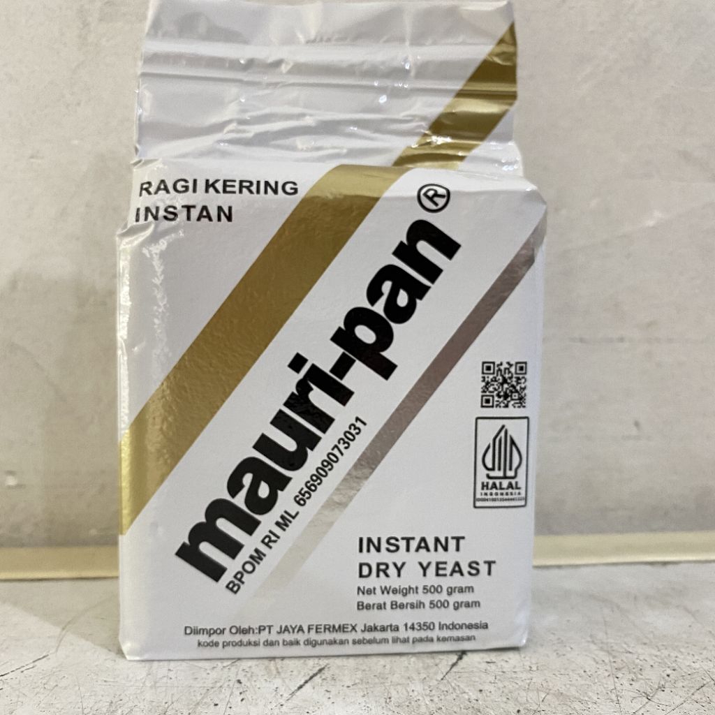 

Mauripan instant dry yeast 500 gram | ragi kering | mauripan ragi instant