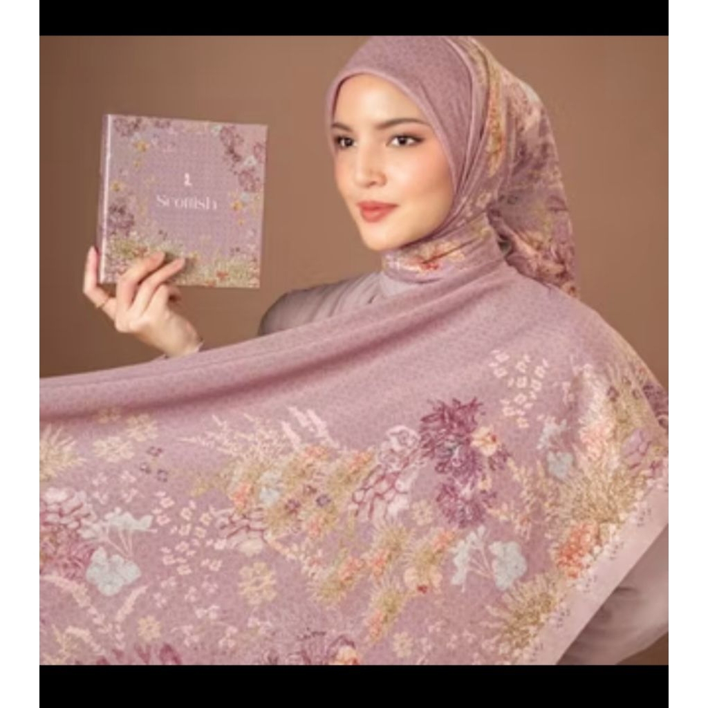 heylocal scottish scarf / hijab heylocal rosebud large