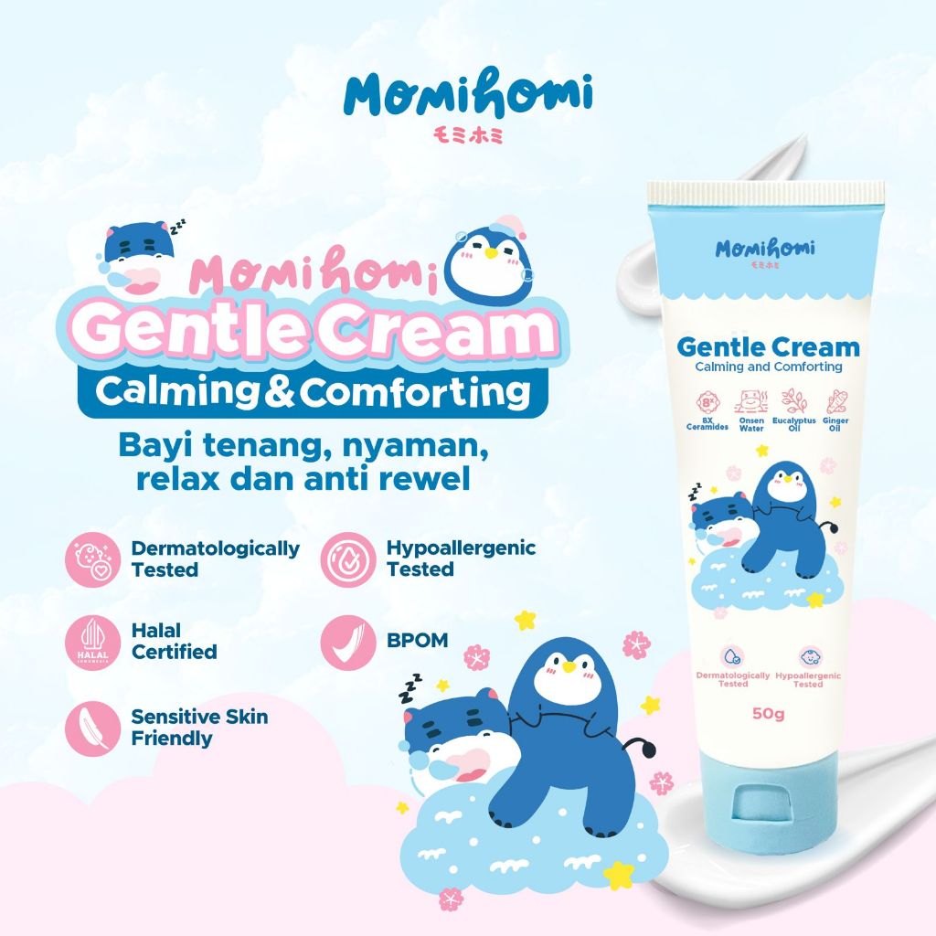 PAPIKA x MOMI HOMI Gentle Cream Solusi Calming Dan Comforting Untuk Buah Hati Krim Lembut Nyaman Sah