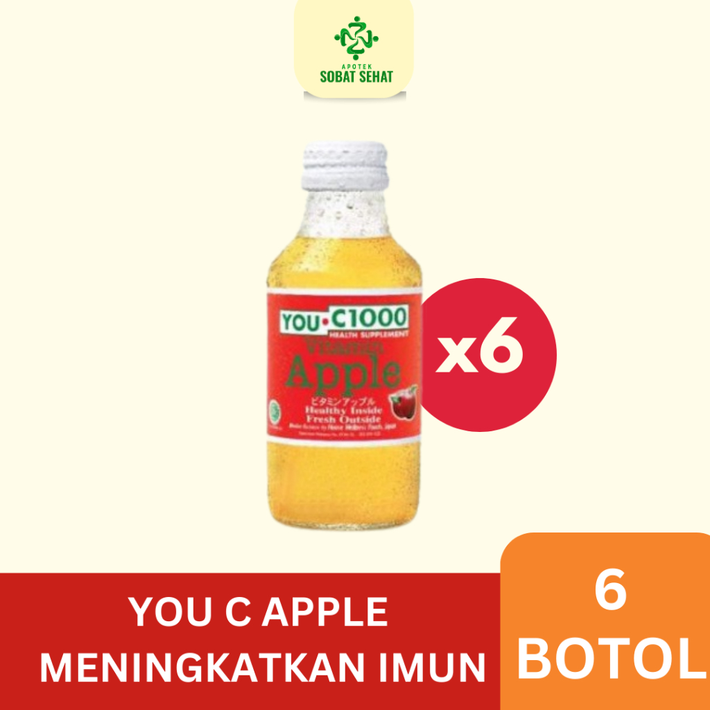 

[6 BOTOL] YOU C1000 Apple 6 Botol @140 ml