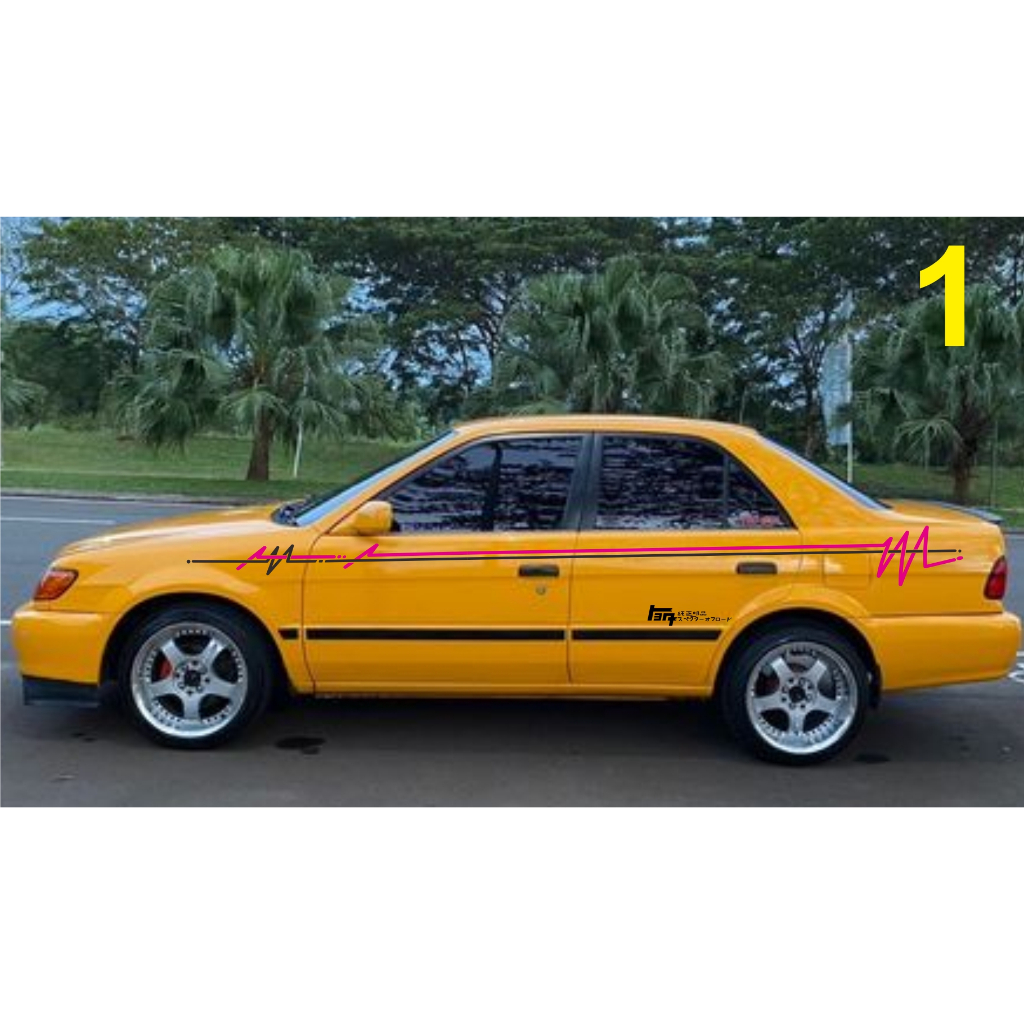 STICKER CUTTING MOBIL Toyota soluna custom minimalis