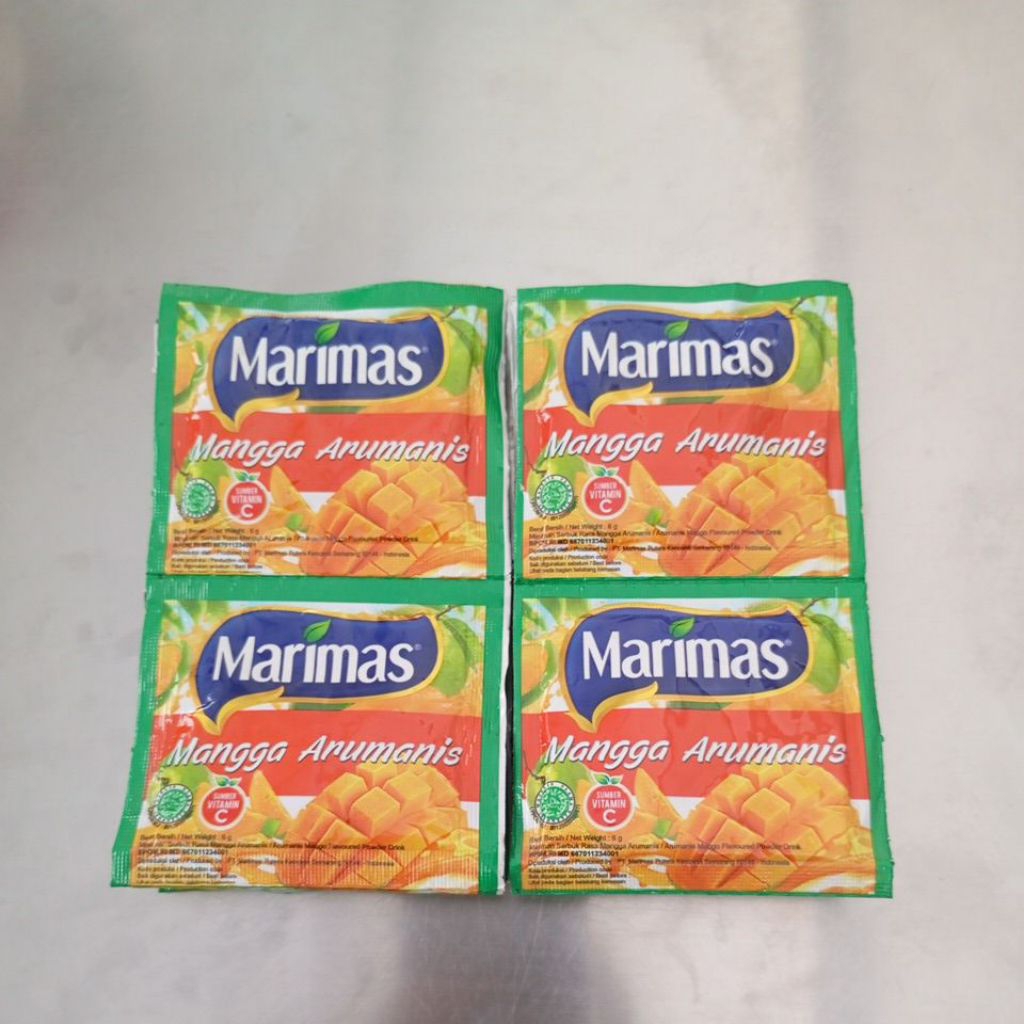 

Marimas Mangga Arumanis Renceng Isi 10sachet 6gr