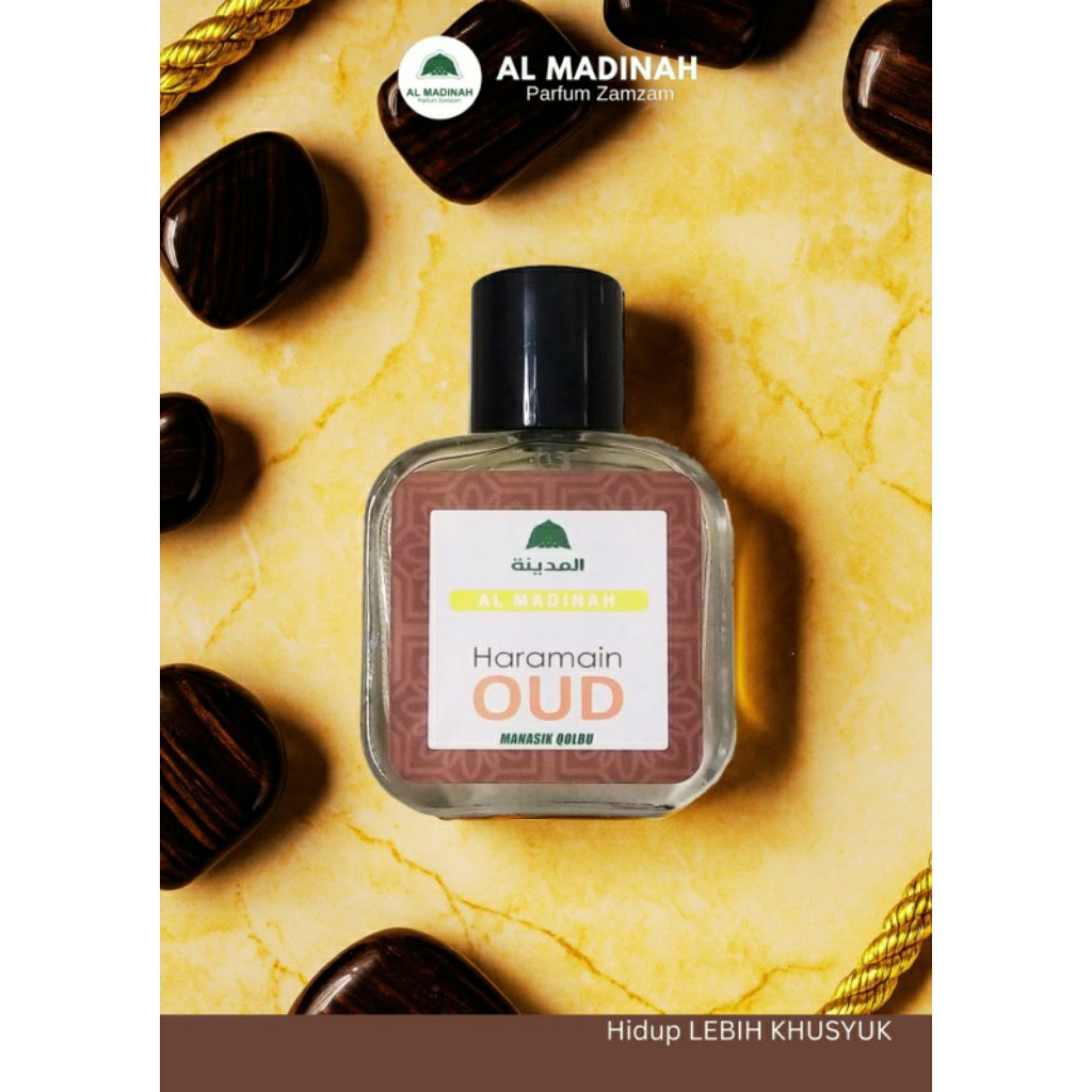 HARAMAIN OUD - Parfum Series - Al Madinah Parfum Zamzam - Original Perfume Khas Makkah Madinah - Har