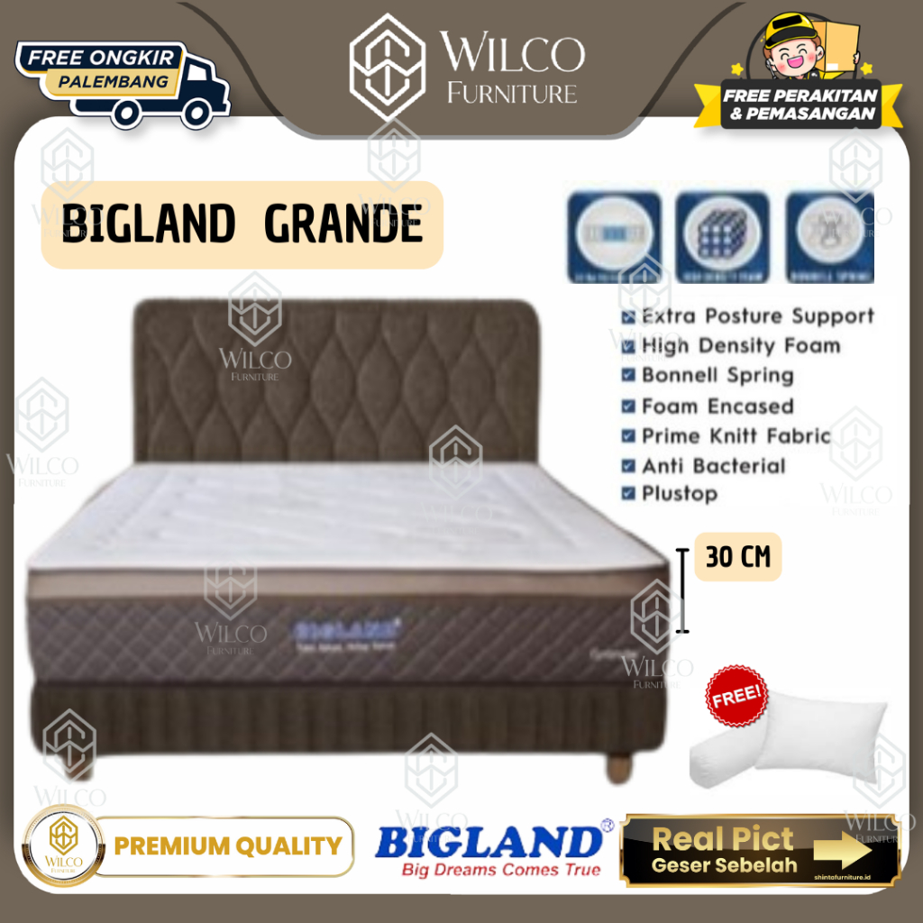 Kasur Matras Bigland Grande | Springbed Bigland Murah Palembang