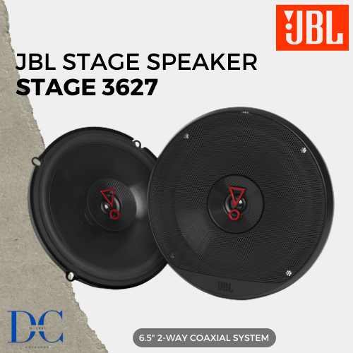 Speaker 2-Way Coaxial Mobil - Speaker JBL Stage 3627 - 6.5 INch 2-Way Coaxial System - Speaker Audio