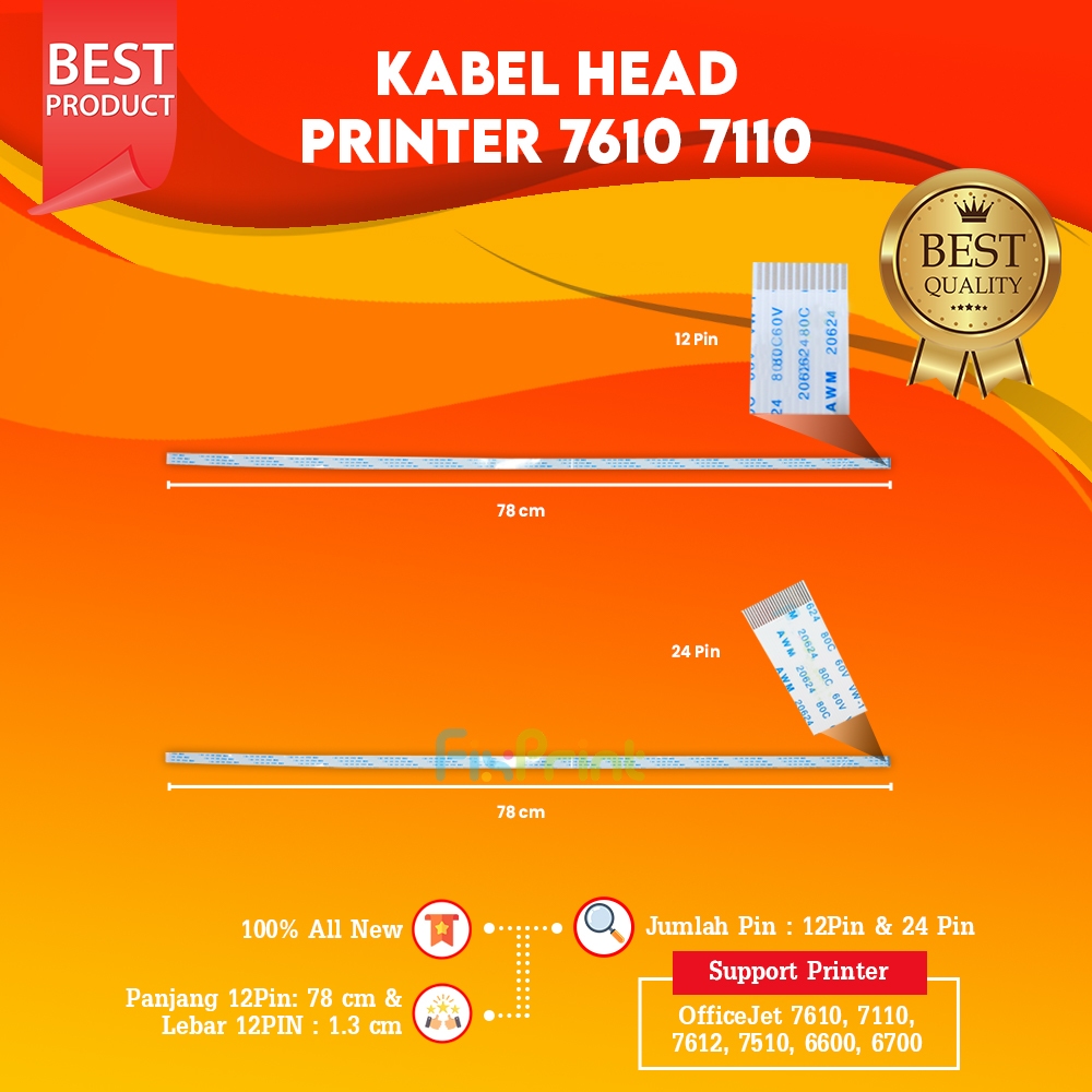 Kabel Flexible Head HP 7610 7110 7612 Cable Printhead 7510 6600 6700
