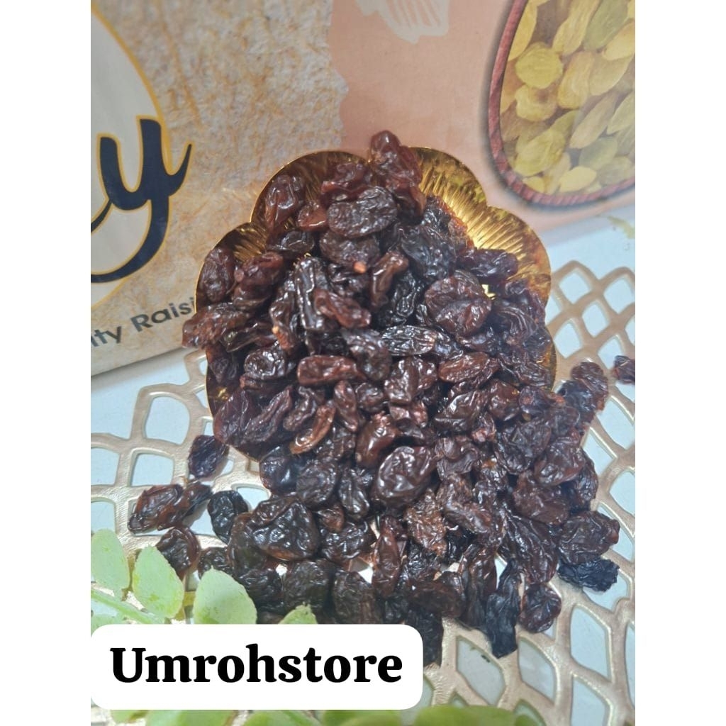 

Kismis Hitam 10 Kg Raisin Manis Fresh 1 karton Oleh Oleh Haji Umroh