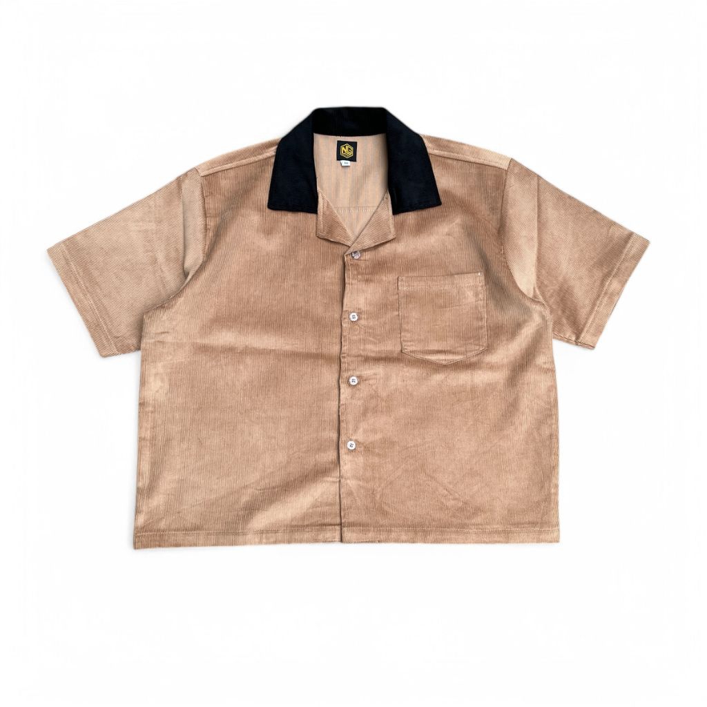 NGE Workshirt Corduroy Boxy Kemeja Boxy Oversize Pria Wanita