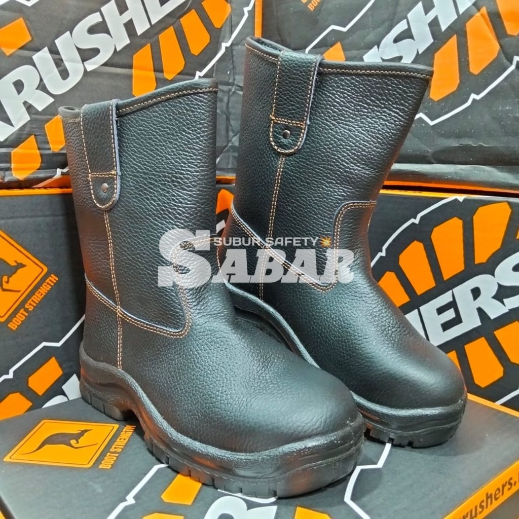 Safety Krushers Texas Black Original 100% / Sepatu Safety Krushers Texas Original Berkualitas