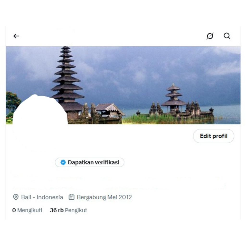 Akun Lama Twitter/X 36k followers - Akun Anti Suspend - Siap Verifikasi Centang Biru