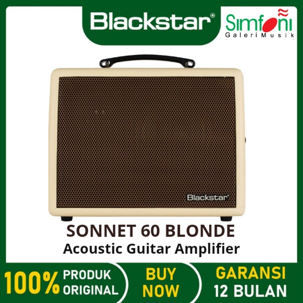 BLACKSTAR SONNET 60 BLONDE Acoustic Guitar Amplifier / Ampli Gitar Akustik